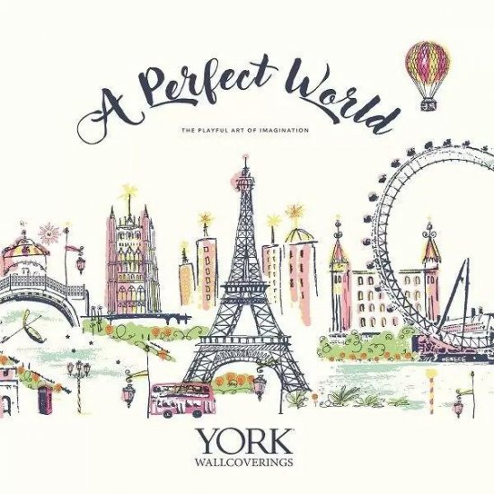Волшебная история идеального мира в новой коллекции детских обоев от Американского бренда York