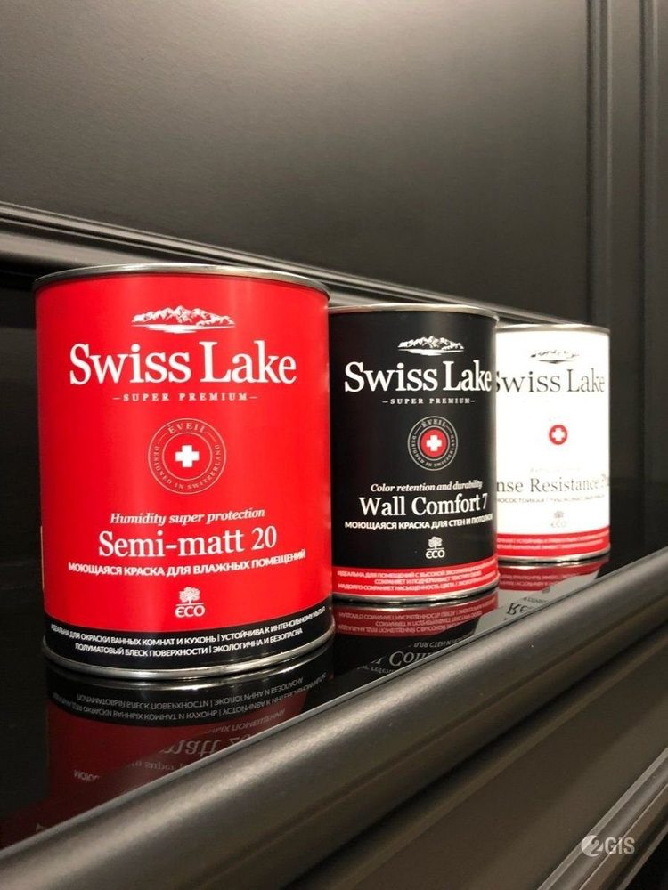 Краска Swiss Lake Semi-matt 20 (20%) 2,7 л