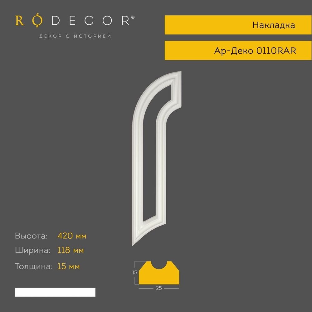 Накладка Rodecor 0110RAR