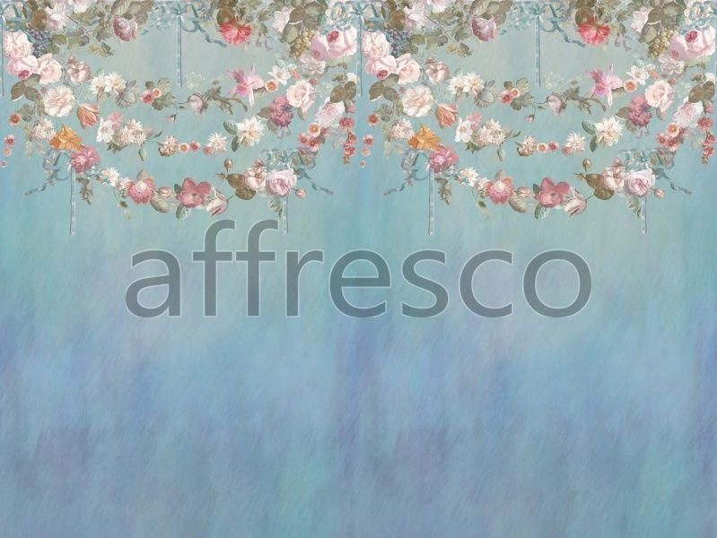 Фреска Affresco Цветариум Flowers on ribbon Color 1