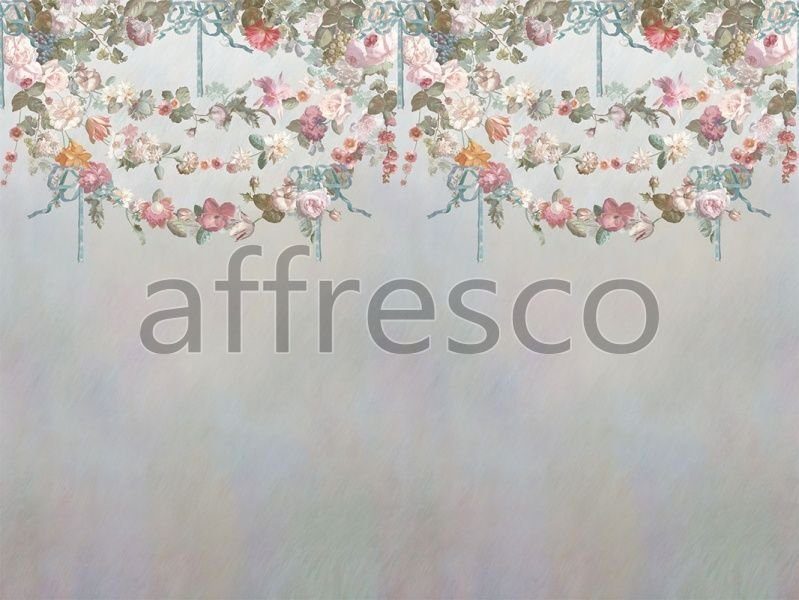 Фреска Affresco Цветариум Flowers on ribbon Color 2