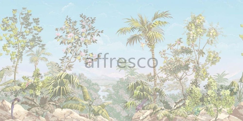 Фреска Affresco Цветариум Jungle Color 1