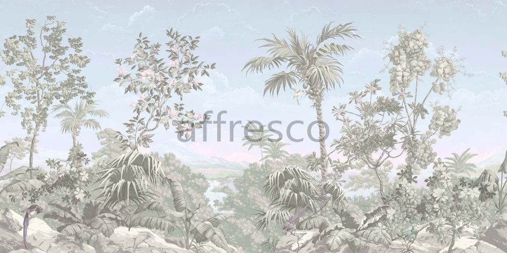 Фреска Affresco Цветариум Jungle Color 4