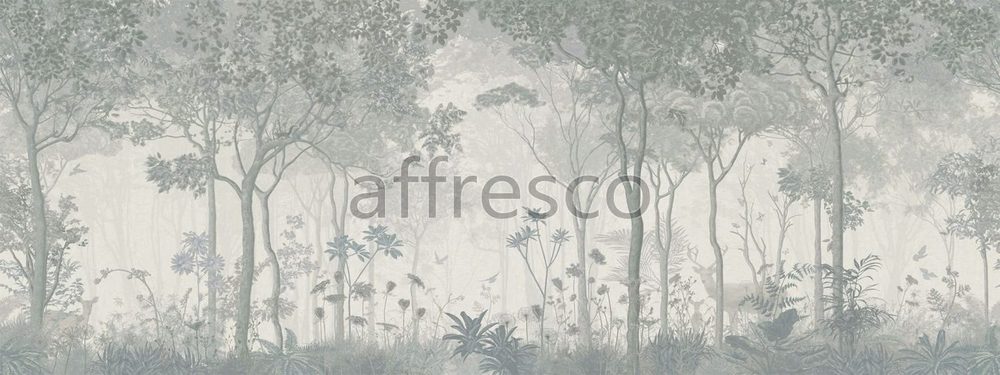 Фреска Affresco Цветариум Morning in the forest Color 1
