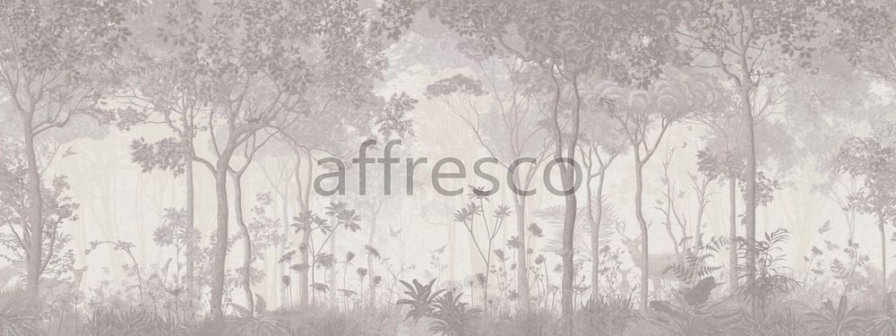 Фреска Affresco Цветариум Morning in the forest Color 4