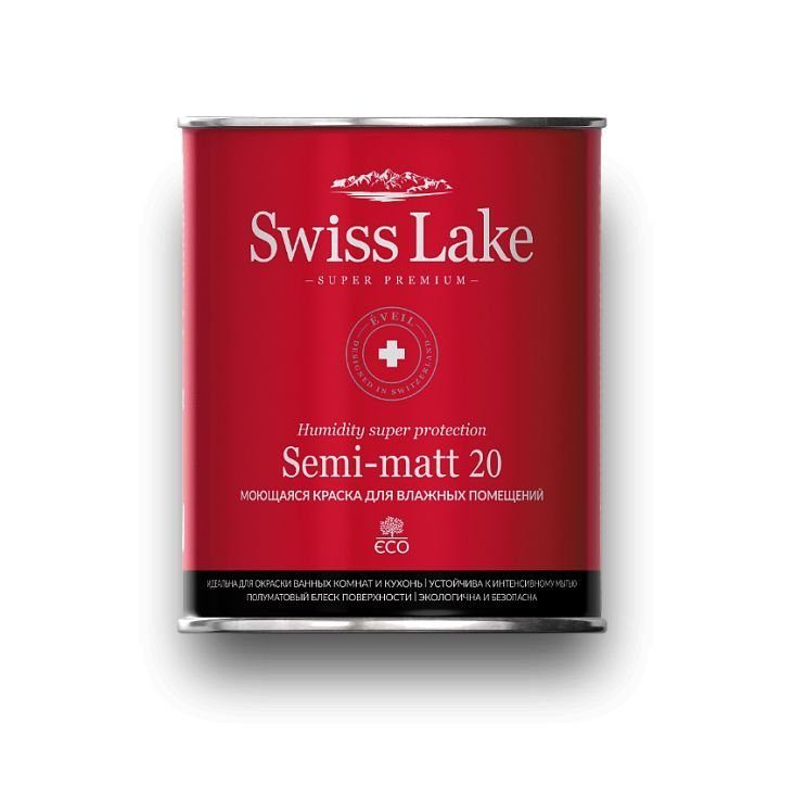 Краска Swiss Lake Semi-matt 20 (20%) 9 л