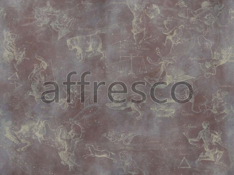 Фреска Affresco Цветариум Uranographia Color 1