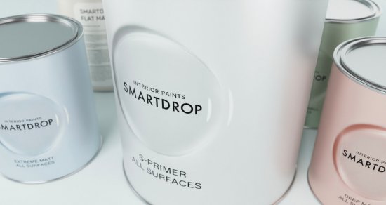 Краска SMARTDROP Flat Matt (5%) 4,5 л