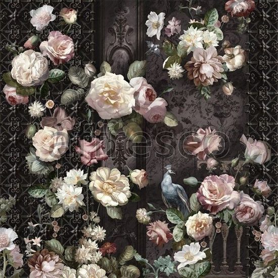 Фреска Affresco Цветариум Rose Color 1