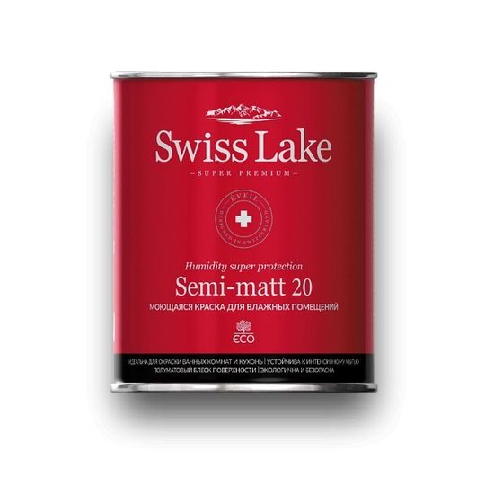 Краска Swiss Lake Semi-matt 20 (20%) 2,7 л