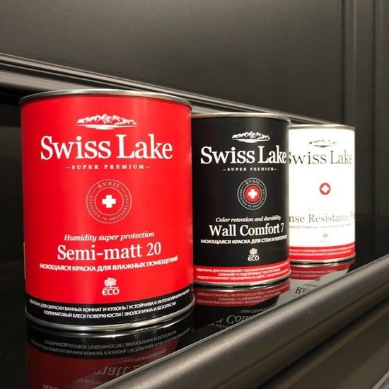 Краска Swiss Lake Semi-matt 20 (20%) 2,7 л